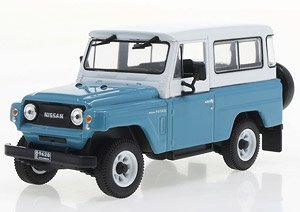 Nissan Patrol PATROL 300 H-60 1970 Light Blue / White (Export Specifications) (Diecast Car)