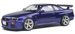 Nissan Skyline R34 GT-R Nismo Wheel Ver. (Purple) (Diecast Car)