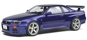 日産 スカイライン R34 GT-R ニスモホイールVer. (パープル) (ミニカー)