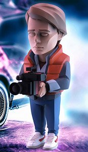Back to the Future/ Marty McFly by YARMS Studio 7.5inch Vinyl Art Statue (Completed)
