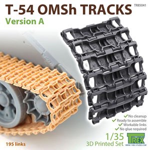 T-54 OMSh Tracks Version A (Plastic model)