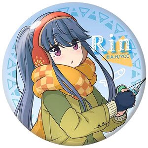 Laid-Back Camp Smelt Can Badge Rin Shima (Anime Toy)