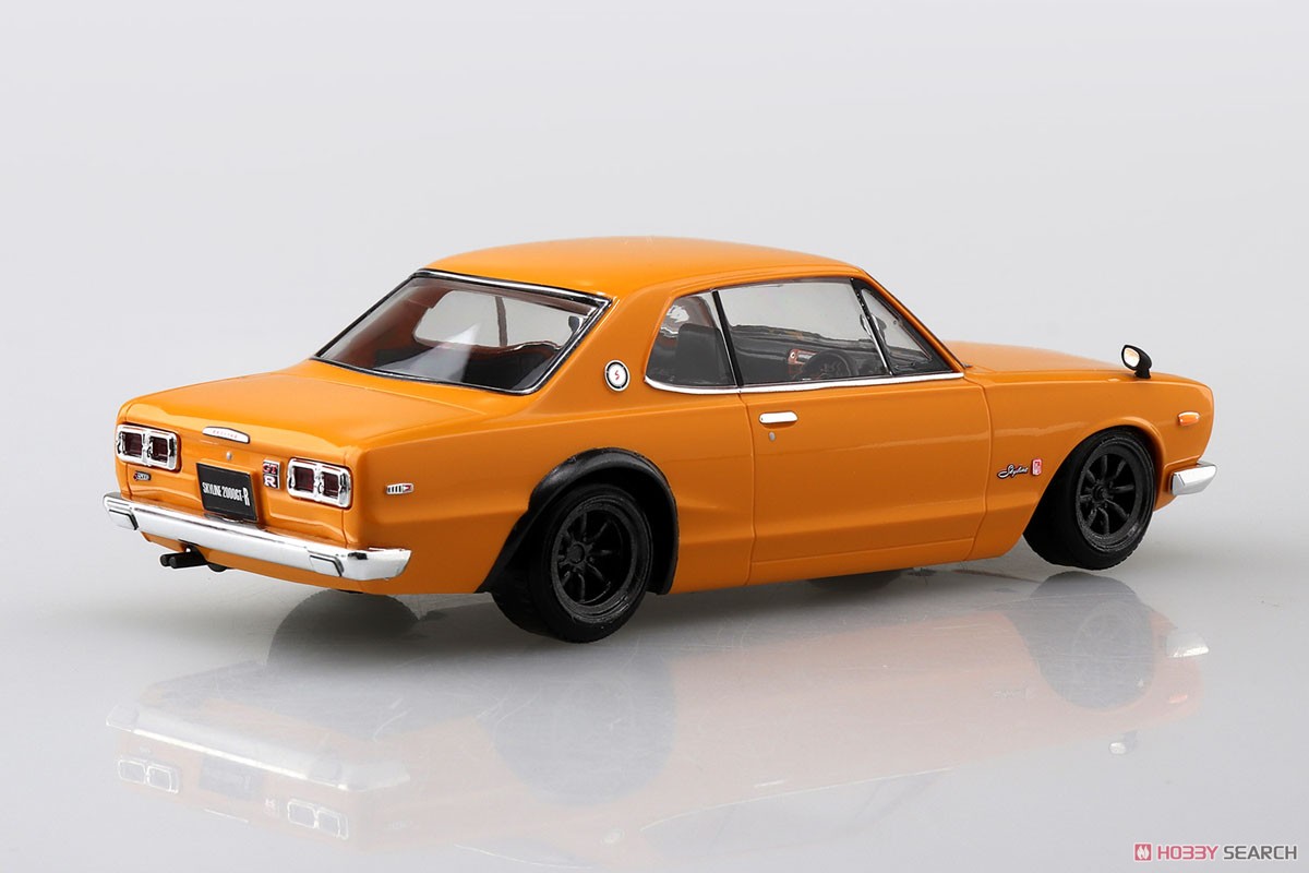 ニッサン スカイライン 2000GT-R カスタムホイール (サファリブラウン) (プラモデル) 商品画像2