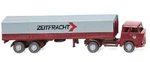 (HO) ヘンシェル フラットベッドトラクタートレーラー 「Zeitfracht」 (鉄道模型)