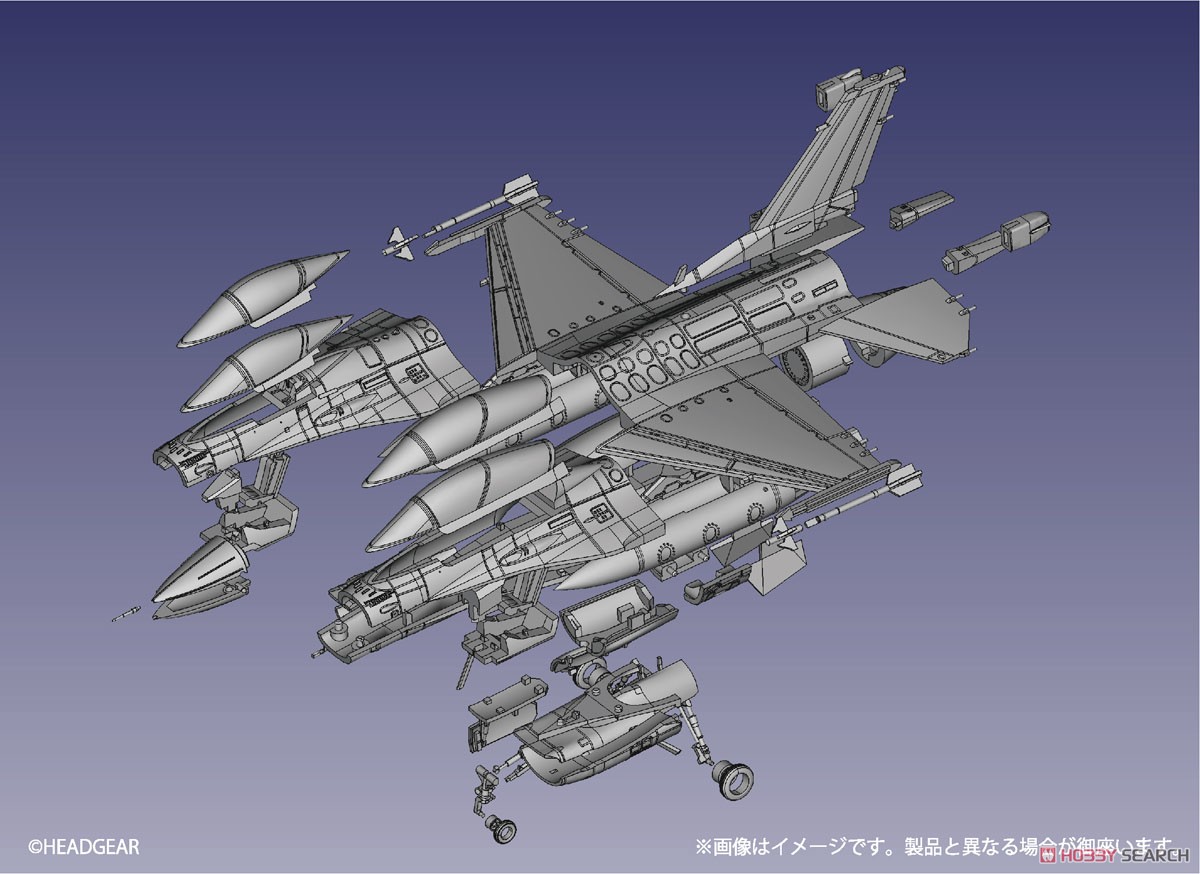 Patlabor2 the Movie JASDF F-16J (Plastic model) Other picture5