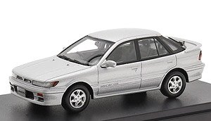 MITSUBISHI LANCER GSR 4WD (1988) グレースシルバー (ミニカー)