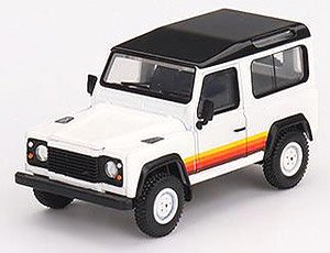 Land Rover Defender 90 Wagon White (RHD) (Diecast Car)