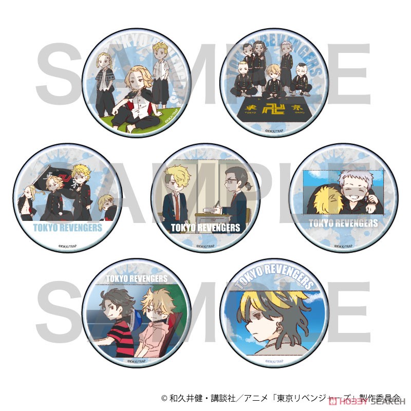 Can Badge [TV Animation [Tokyo Revengers]] 08 Scene Picture Style Ver. (Graff Art) (Set of 7) (Anime Toy) 商品画像1
