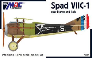 Spad VII C.1 over France and Italy (Plastic model)