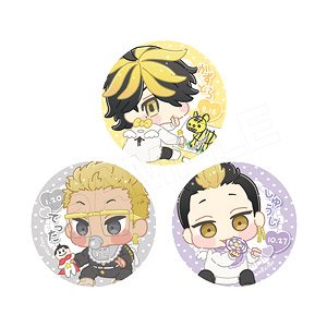 Tokyo Revengers Badge Set [C] Kazutora Hanemiya / Tetsuta Kisaki / Shuji Hanma (Anime Toy)