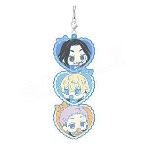 Tokyo Revengers Rubber Strap [B] Keisuke Baji / Chifuyu Matsuno / Takashi Mitsuya (Anime Toy)