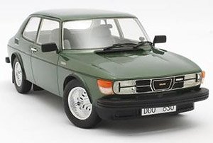 サーブ 99 ターボ 1978 メタリックグリーン (ミニカー)
