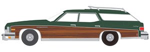 (N) 1975 Buick Estate Wagon (Dark Green) (Set of 2) (Diecast Car)