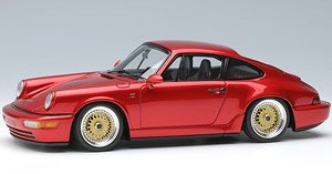 Porsche 911 (964) Carrera RS 1992 (BBS RS 18 inch wheel) Candy Red (Diecast Car)