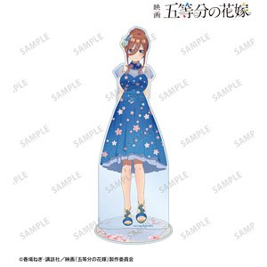 映画『五等分の花嫁』 描き下ろしイラスト 三玖 桜ドレスver. 特大アクリルスタンド (キャラクターグッズ)