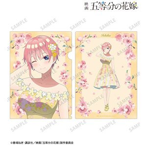 映画『五等分の花嫁』 描き下ろしイラスト 一花 桜ドレスver. クリアファイル (キャラクターグッズ)
