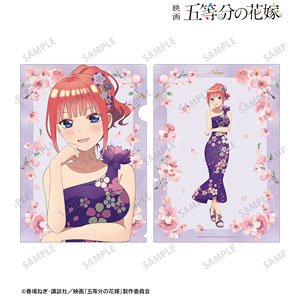 映画『五等分の花嫁』 描き下ろしイラスト 二乃 桜ドレスver. クリアファイル (キャラクターグッズ)