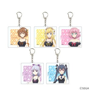 Acrylic Key Ring [Irodorimidori] 01 (Set of 5) (Anime Toy)