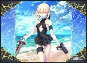 TCG Universal Play Mat Fate/Grand Order [Rider/Altria Pendragon [Alter]] (Card Supplies)
