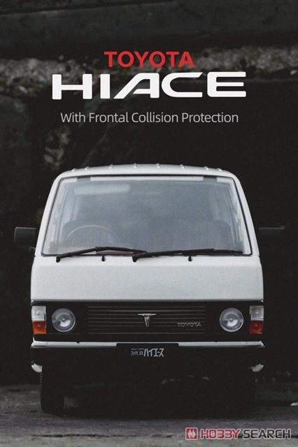 Toyota Haice Van YH50 3代目 White ライト丸目 RHD (ミニカー) その他の画像2