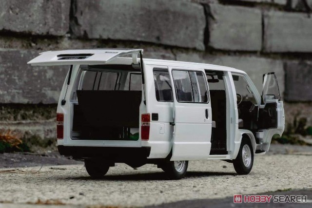 Toyota Haice Van YH50 3代目 White ライト丸目 RHD (ミニカー) その他の画像6