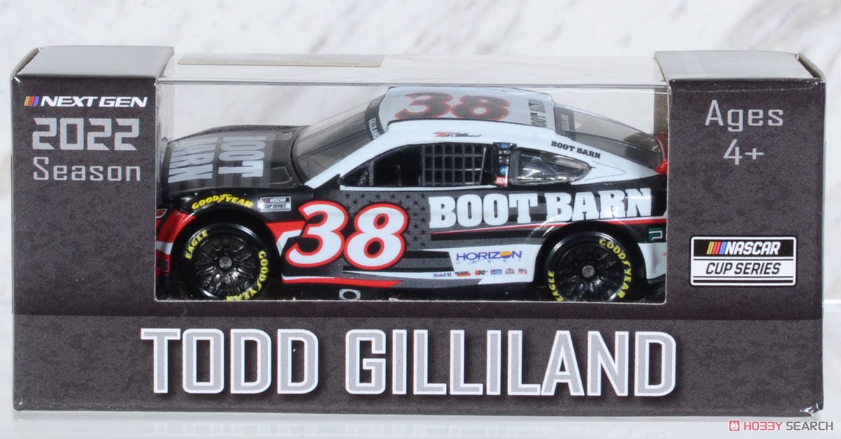 `トッド・ギリランド` #38 BOOT BARN フォード マスタング NASCAR 2022 ネクストジェネレーション (ミニカー) パッケージ1