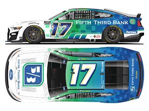 `クリス・ブッシャー` #17 フィフス・サード銀行 フォード マスタング NASCAR 2022 ネクストジェネレーション (ミニカー)
