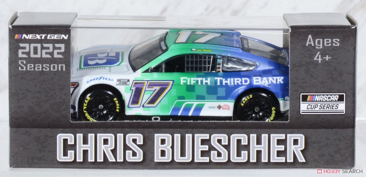 `クリス・ブッシャー` #17 フィフス・サード銀行 フォード マスタング NASCAR 2022 ネクストジェネレーション (ミニカー) パッケージ1