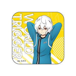 ワールドトリガー 休息 スクエア缶バッジ 空閑遊真 (キャラクターグッズ)