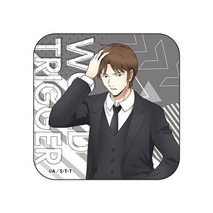 ワールドトリガー 休息 スクエア缶バッジ 二宮匡貴 (キャラクターグッズ)