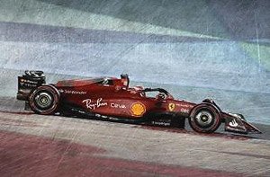 Ferrari F1-75 No.16 Winner Bahrain GP 2022 Charles Leclerc (Diecast Car)