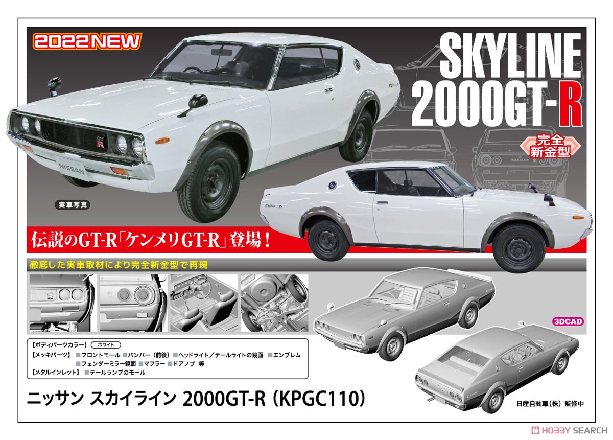 ニッサン スカイライン 2000GT-R (KPGC110) (プラモデル) その他の画像1