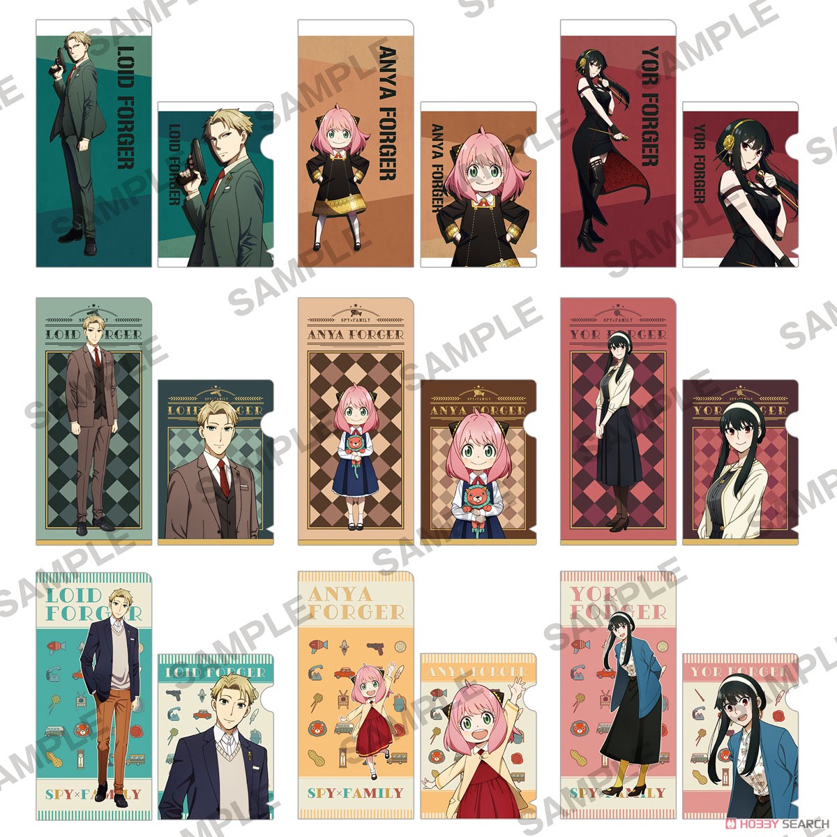 Spy x Family Mini File Collection (Set of 9) (Anime Toy) Item picture1