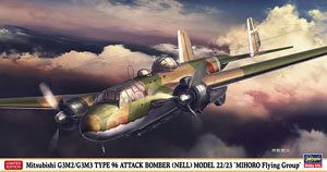 Mitsubishi G3M2/G3M3 Type 96 Land-based Attack Aircraft Bihoro Flying Corps` (Plastic model)