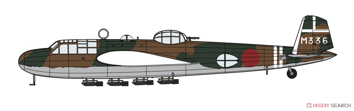 三菱 G3M2/G3M3 九六式陸上攻撃機 22型/23型 `美幌航空隊` (プラモデル) 塗装1