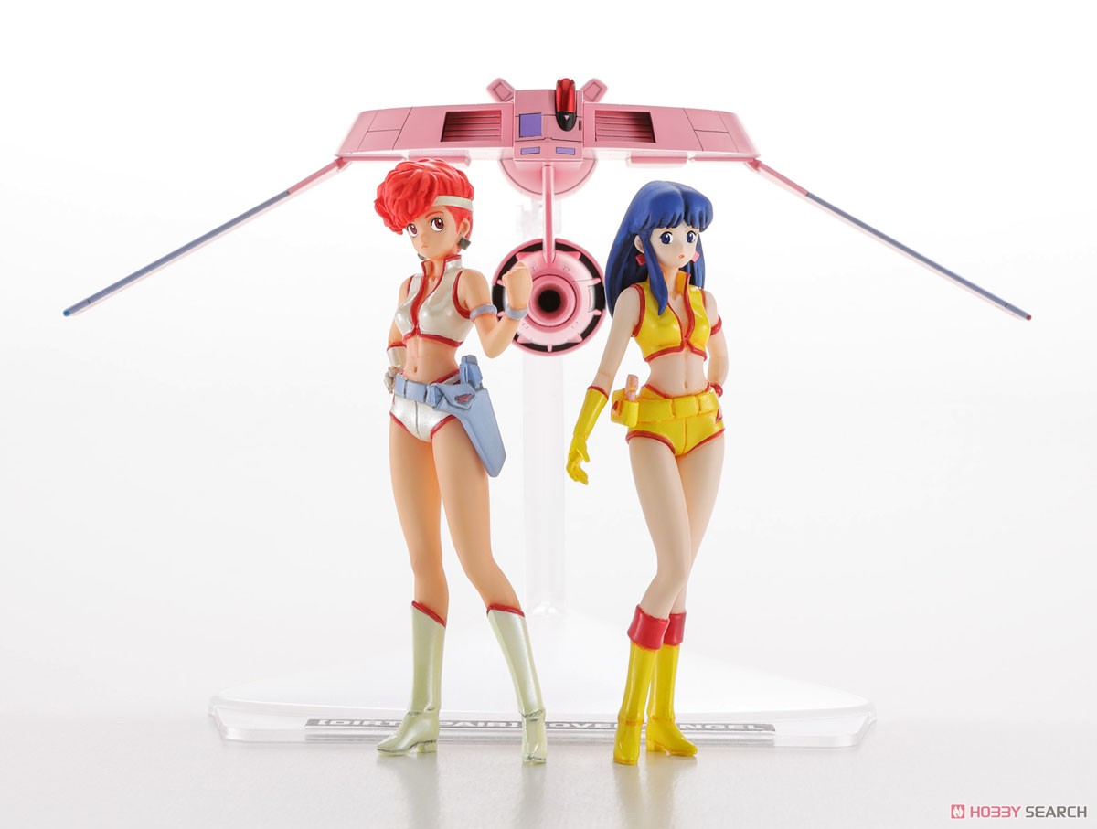 [Dirty Pair] Kei & Yuri w/Lovely Angel (1/300) (Plastic model) Item picture3