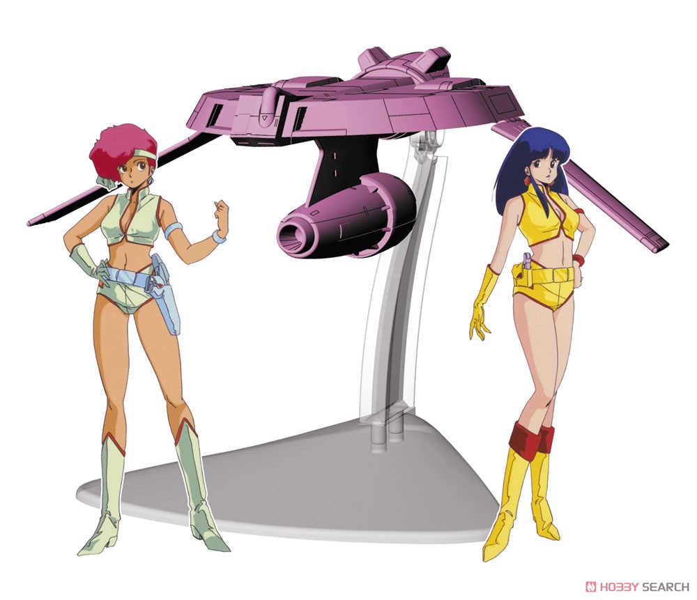 [Dirty Pair] Kei & Yuri w/Lovely Angel (1/300) (Plastic model) Other picture2