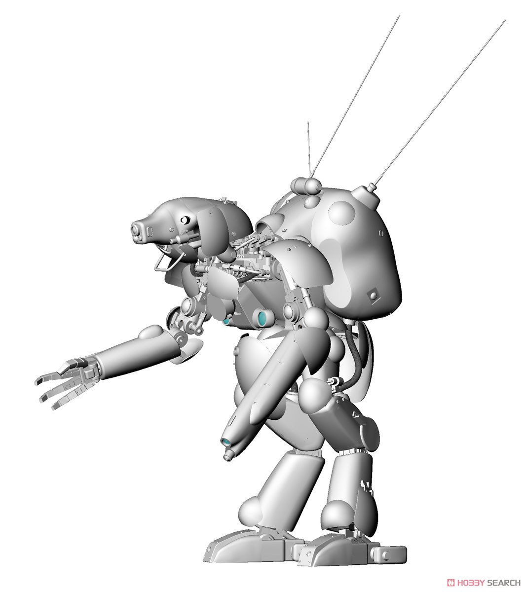 月面用 ヒューマノイド型 無人邀撃機 グローサーフント `ルナフント` (プラモデル) その他の画像2