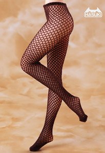 Fishnet Stocking for 1/12 Movable Figure: SA0410 Coffee (Fashion Doll)