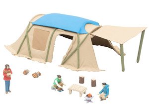 Visual Scene Accessory 130 Camp Set (Model Train)