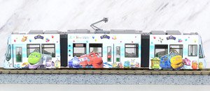 The Railway Collection Hiroshima Electric Railway Type 1000 #1018 (Chuggington Wrapping Train) (Model Train)