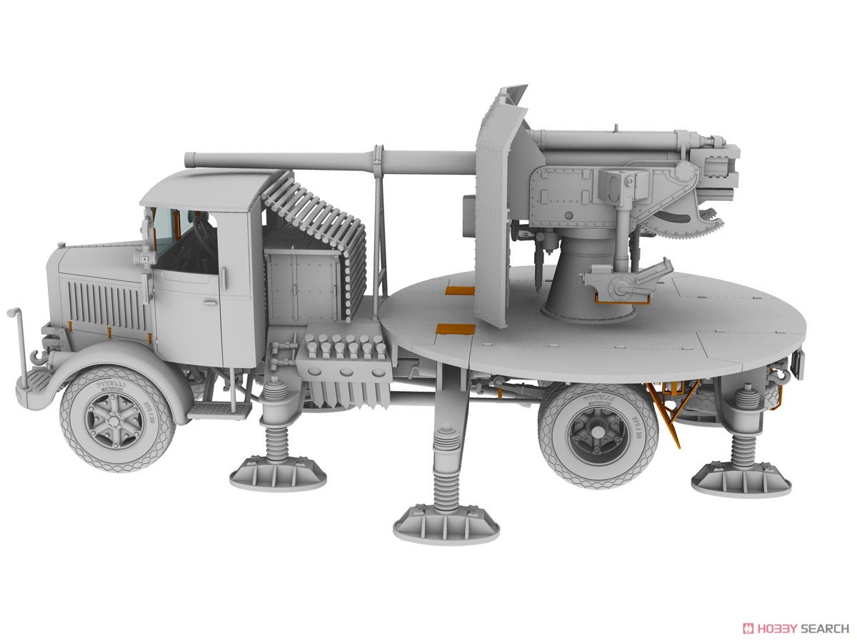 伊・ランチャア3Ro重トラック対空自走砲90/53型 (プラモデル) その他の画像4