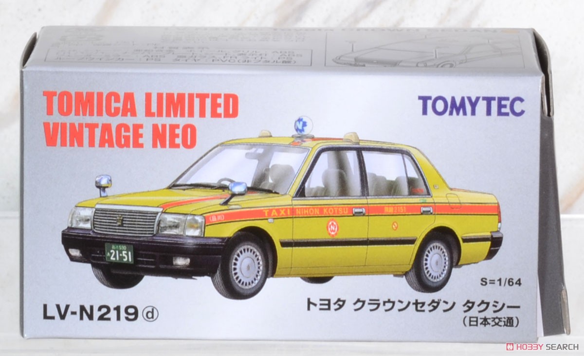 TLV-N219d Toyota Crown Sedan Nihonkotsu Taxi (Diecast Car) Package1