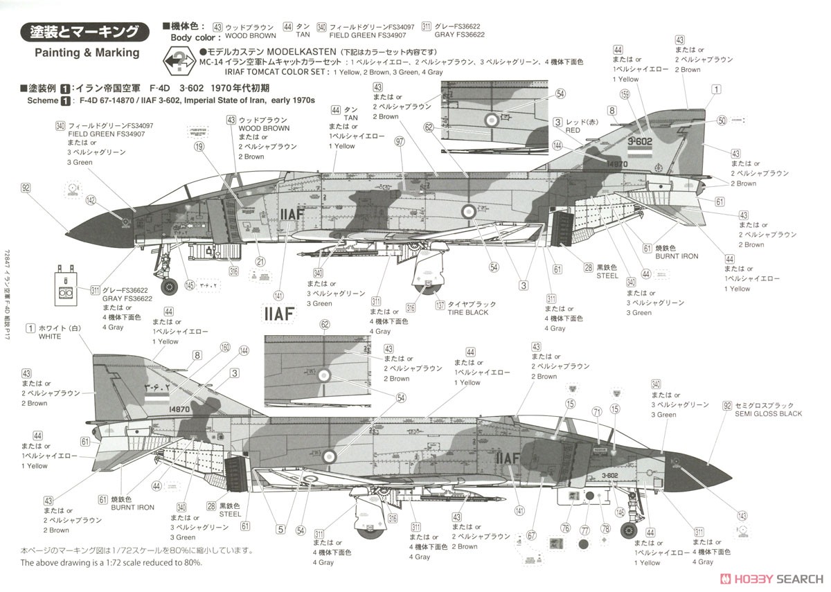 IRIAF F-4D (Limited Edition) (Plastic model) Color5