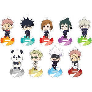 Jujutsu Kaisen Acrylic Key Ring Collection w/Stand (Set of 9) (Anime Toy)