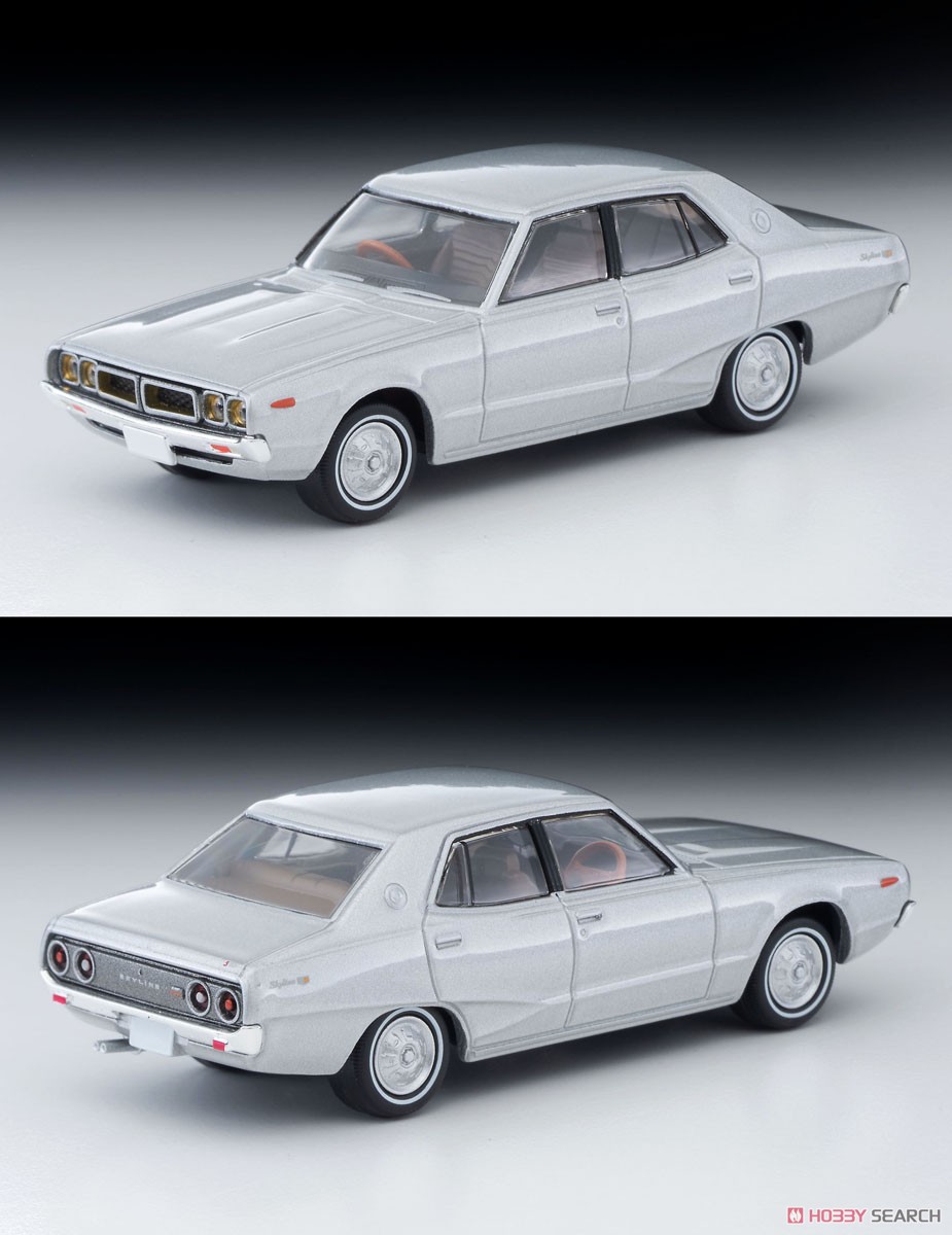 TLV-N270a 日産スカイライン 2000GT-X (銀) 72年式 (ミニカー) 商品画像1