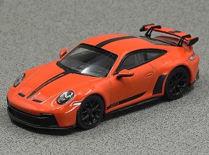Porsche 911 GT3 (992) 2021 Lava Orange (Diecast Car)