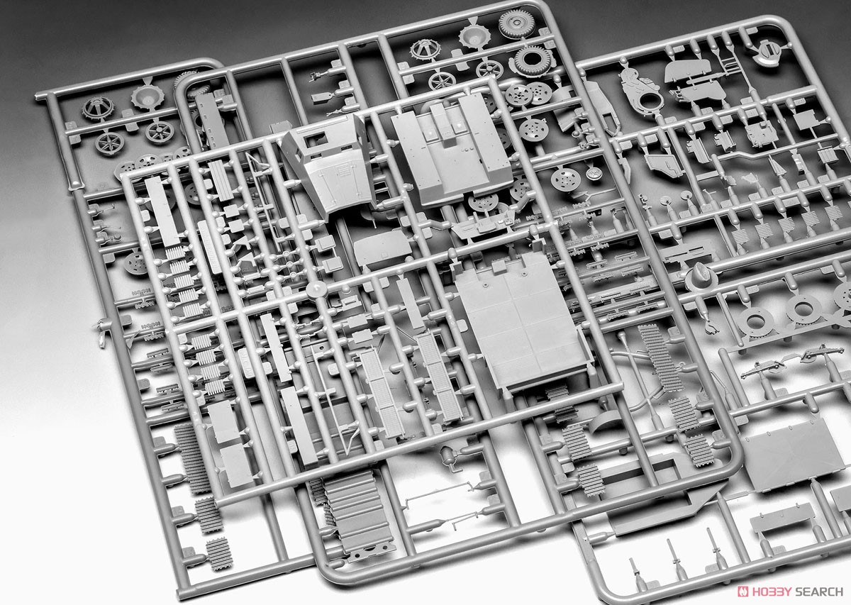 ハーフトラック 3.7cm 対空機関砲 Flak43 (プラモデル) その他の画像2