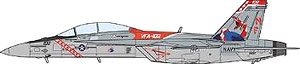 F/A-18F アメリカ海軍 VFA-102 ダイヤモンドバックス 60周年記念塗装 2015 (完成品飛行機)