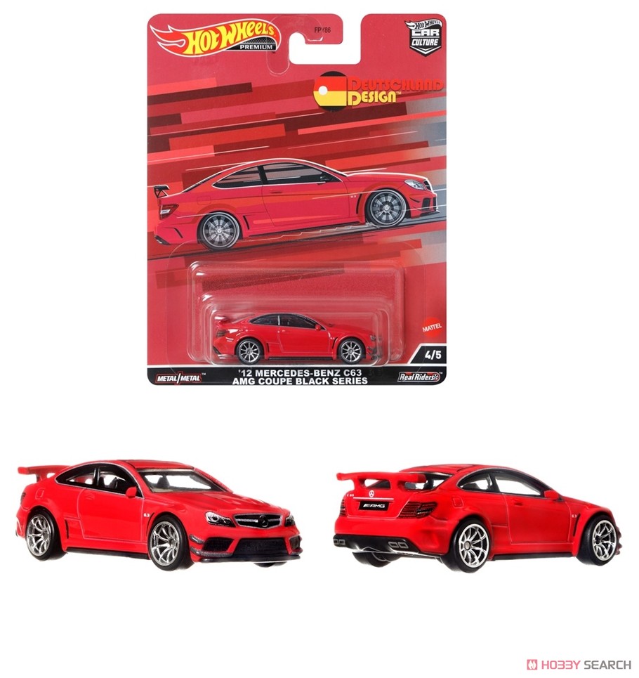 Hot Wheels Car Culture Deutschland Design `12 Mercedes-Benz C63 AMG Coupe Black Series (Toy) Other picture1